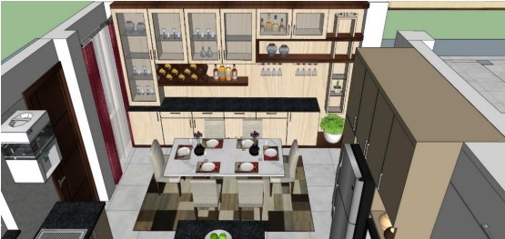 Residential Kitchen Layout 2